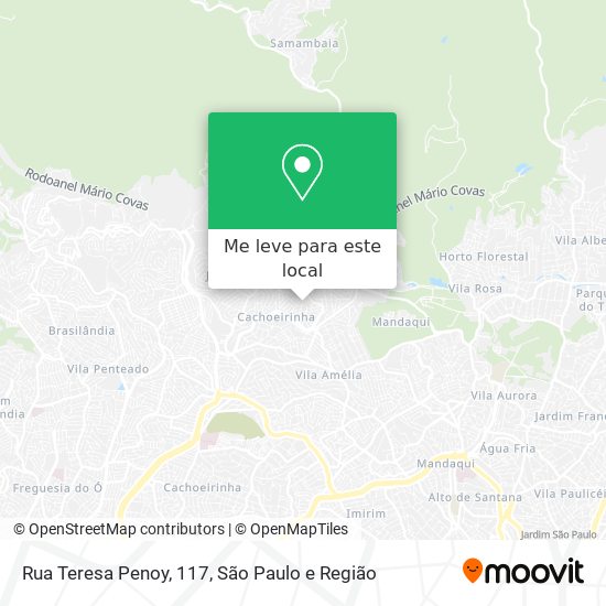 Rua Teresa Penoy, 117 mapa