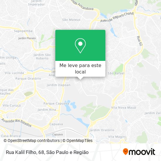 Rua Kalil Filho, 68 mapa