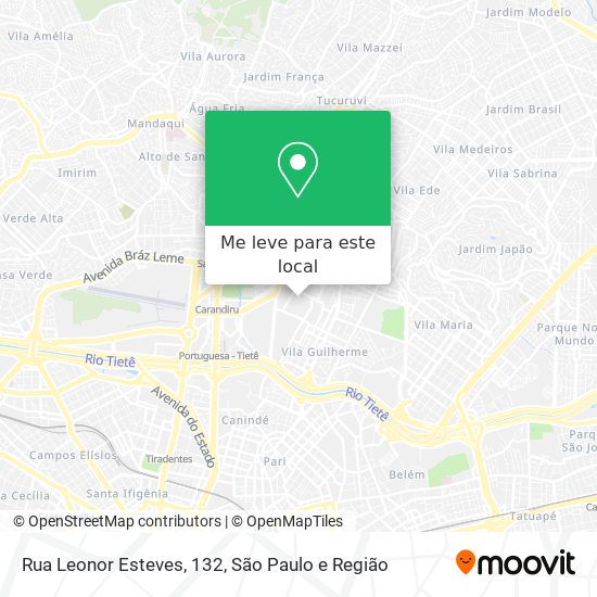 Rua Leonor Esteves, 132 mapa