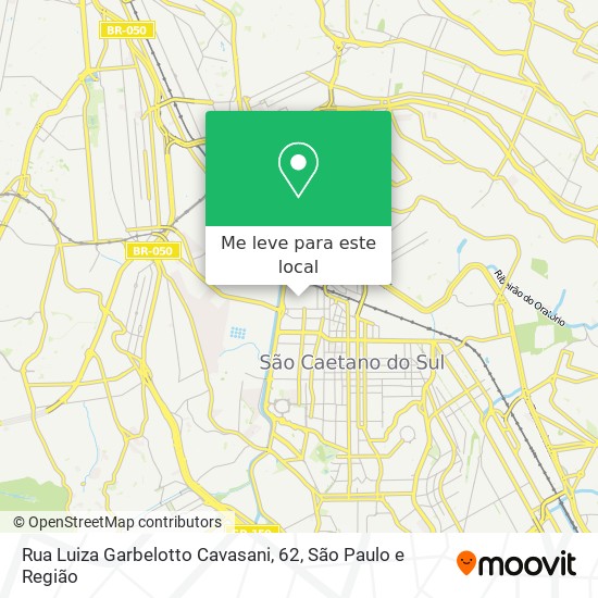 Rua Luiza Garbelotto Cavasani, 62 mapa