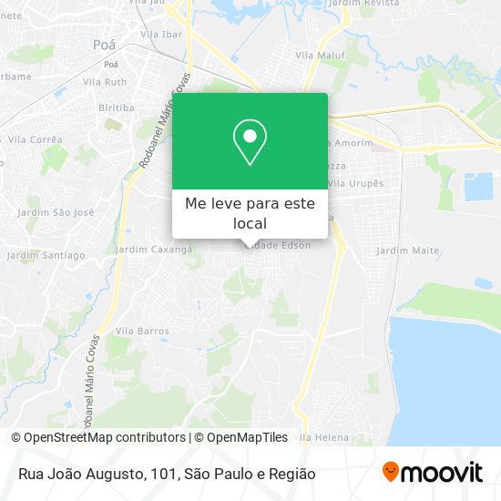 Rua João Augusto, 101 mapa