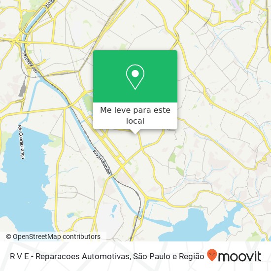 R V E - Reparacoes Automotivas, Rua Toninhas, 40 Campo Grande São Paulo-SP 04691-040 mapa