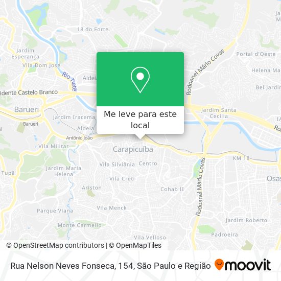 Rua Nelson Neves Fonseca, 154 mapa