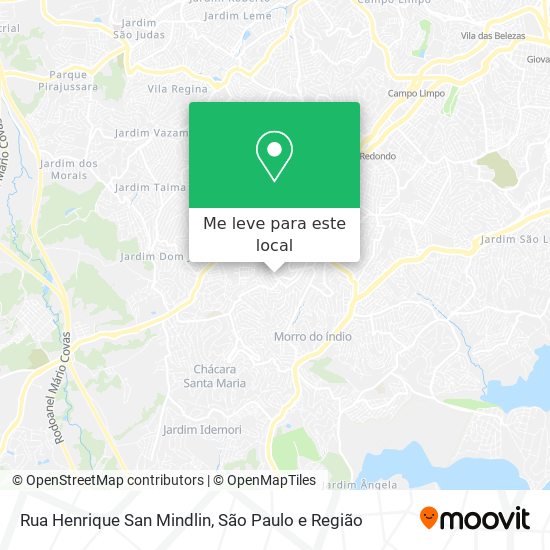 Rua Henrique San Mindlin mapa