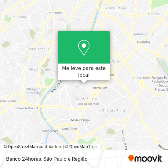 Banco 24horas mapa