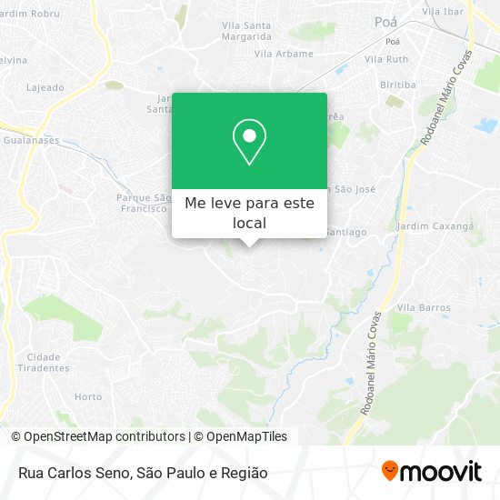 Rua Carlos Seno mapa