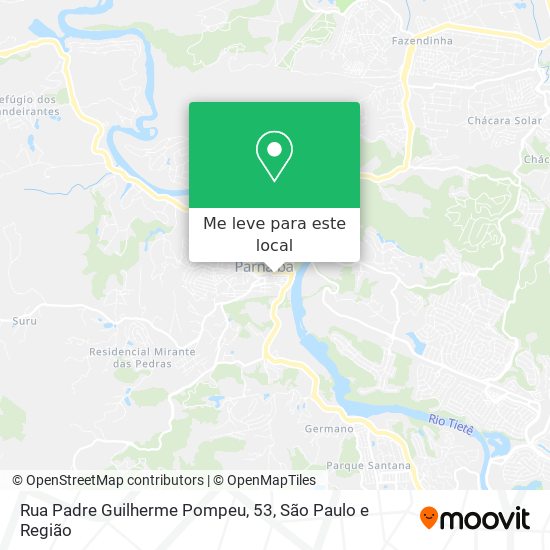 Rua Padre Guilherme Pompeu, 53 mapa