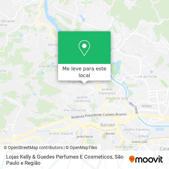 Lojas Kelly & Guedes Perfumes E Cosmeticos mapa