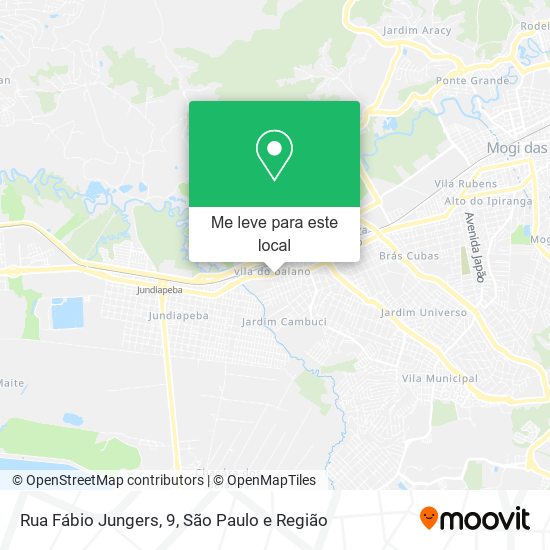Rua Fábio Jungers, 9 mapa