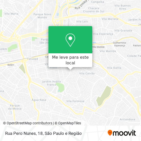 Rua Pero Nunes, 18 mapa
