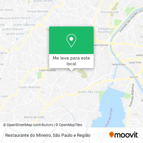 Restaurante do Mineiro mapa