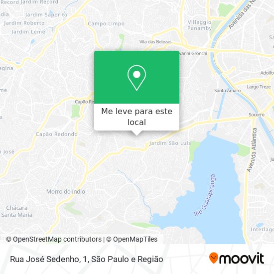 Rua José Sedenho, 1 mapa