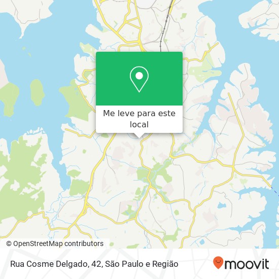 Rua Cosme Delgado, 42, Grajau São Paulo-SP mapa