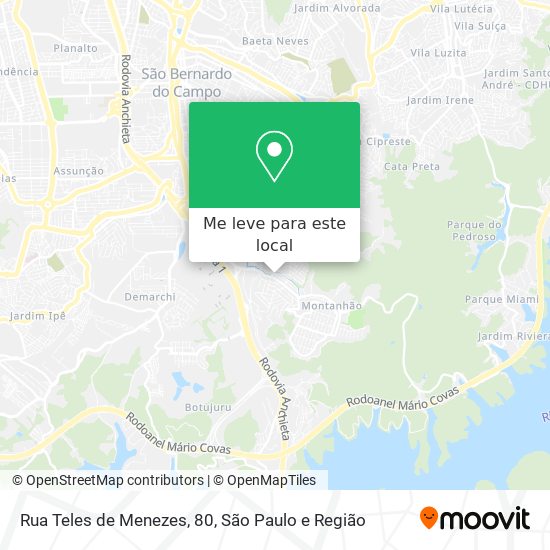 Rua Teles de Menezes, 80 mapa