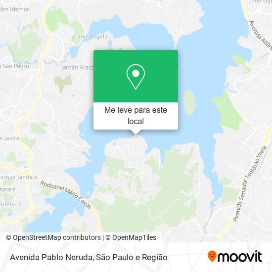 Avenida Pablo Neruda mapa