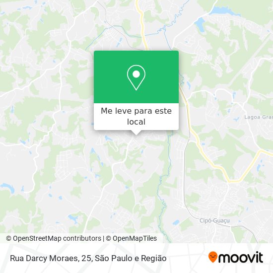 Rua Darcy Moraes, 25 mapa