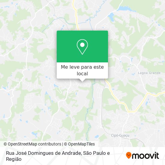 Rua José Domingues de Andrade mapa