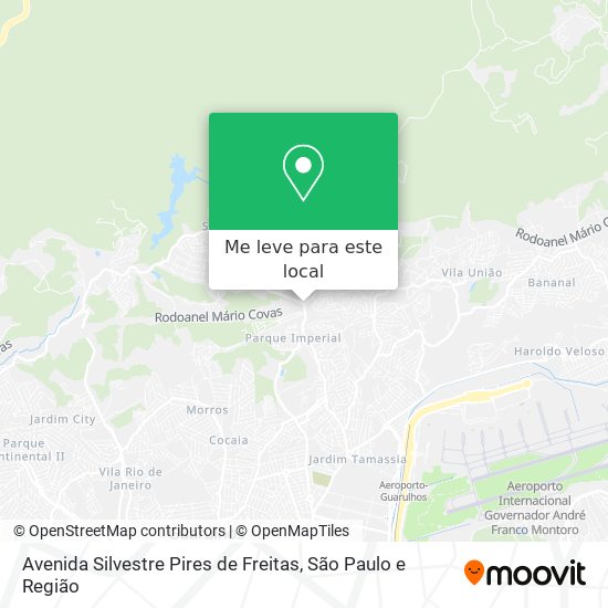Avenida Silvestre Pires de Freitas mapa