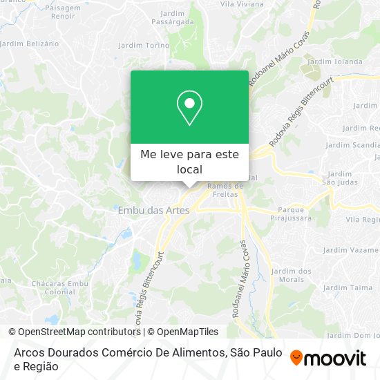 Arcos Dourados Comércio De Alimentos mapa