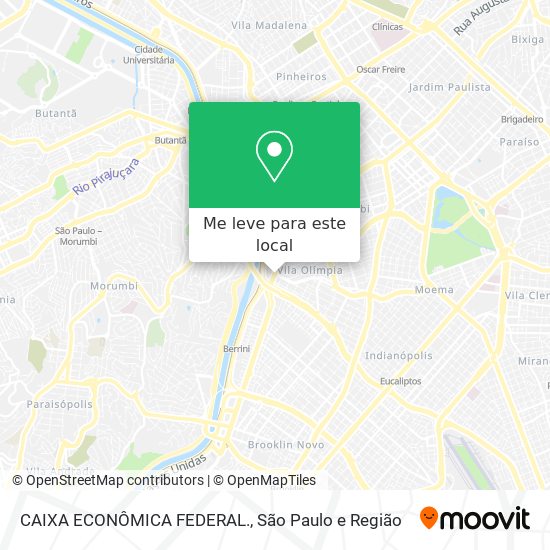 CAIXA ECONÔMICA FEDERAL. mapa