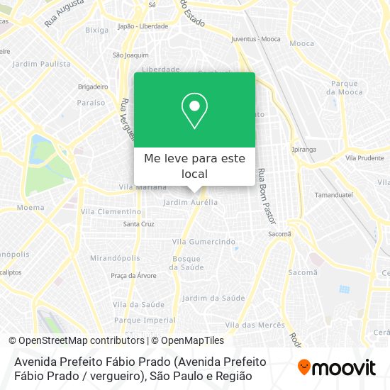 Avenida Prefeito Fábio Prado mapa