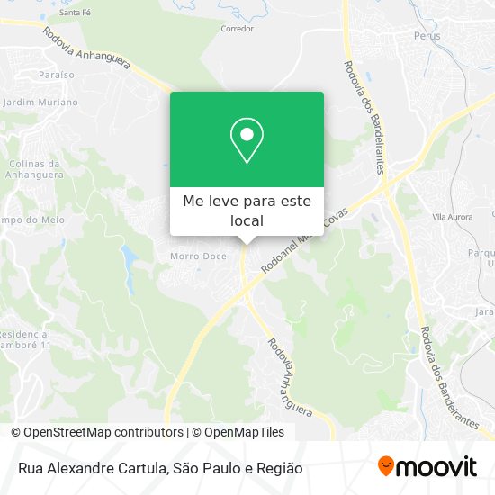 Rua Alexandre Cartula mapa