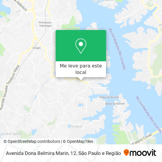 Avenida Dona Belmira Marin, 12 mapa