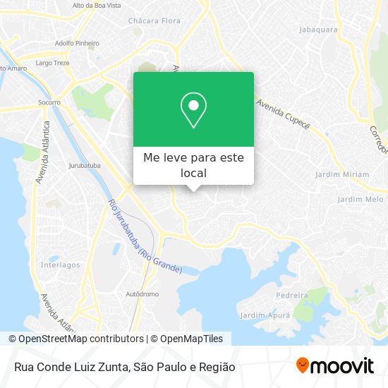 Rua Conde Luiz Zunta mapa