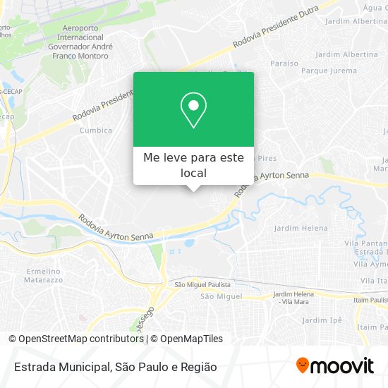 Estrada Municipal mapa