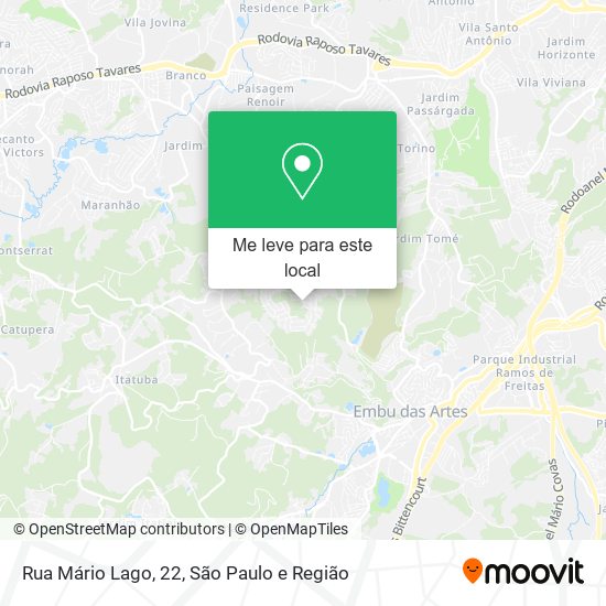 Rua Mário Lago, 22 mapa