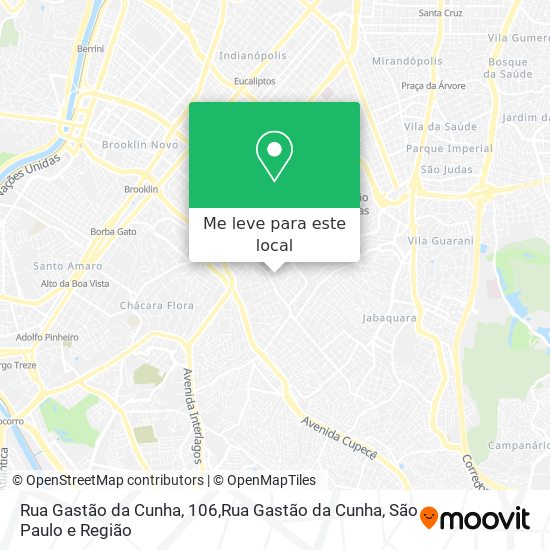 Rua Gastão da Cunha, 106,Rua Gastão da Cunha mapa