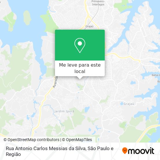 Rua Antonio Carlos Messias da Silva mapa