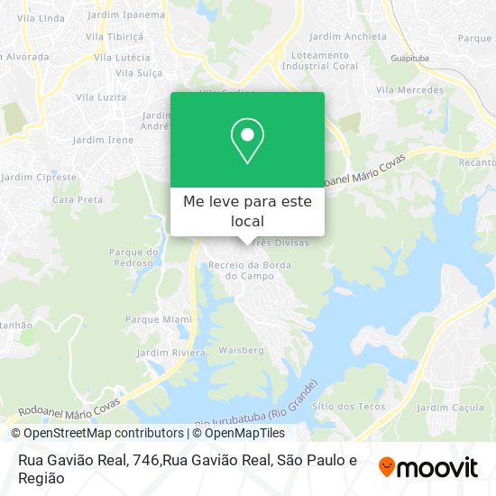 Rua Gavião Real, 746,Rua Gavião Real mapa