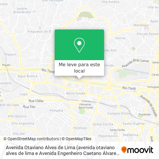 Avenida Otaviano Alves de Lima mapa