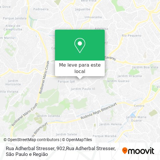 Rua Adherbal Stresser, 902,Rua Adherbal Stresser mapa