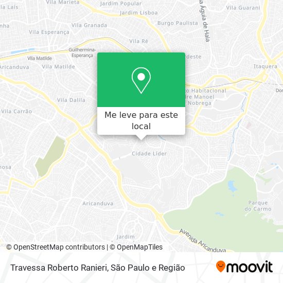 Travessa Roberto Ranieri mapa