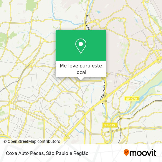 Coxa Auto Pecas mapa