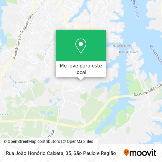Rua João Honório Caixeta, 35 mapa
