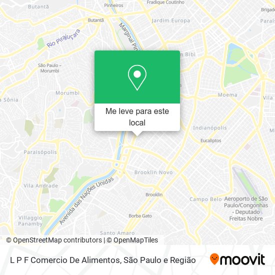 L P F Comercio De Alimentos mapa