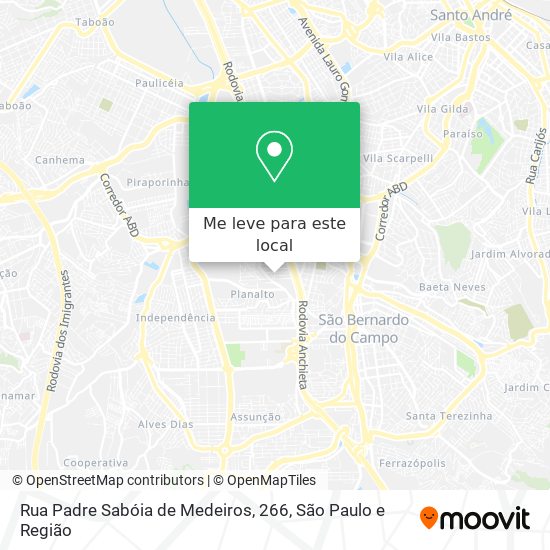 Rua Padre Sabóia de Medeiros, 266 mapa