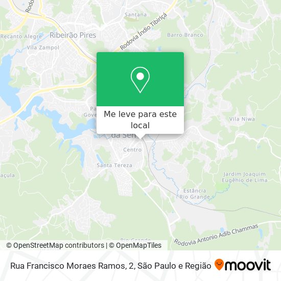 Rua Francisco Moraes Ramos, 2 mapa
