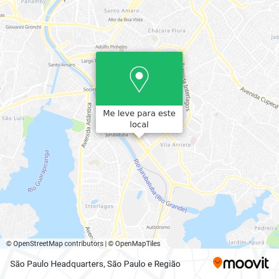 São Paulo Headquarters mapa