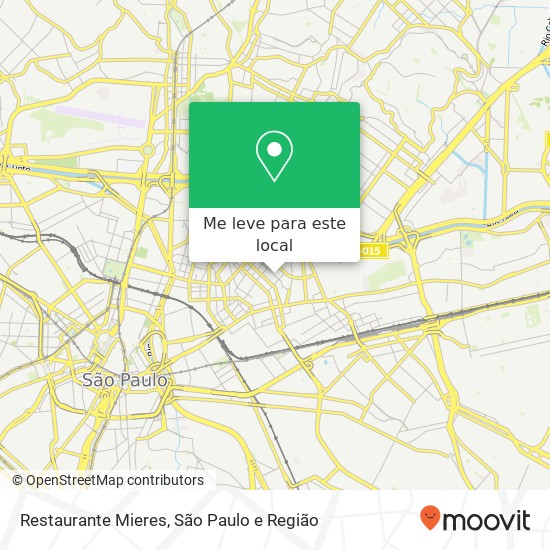 Restaurante Mieres, Rua Itapiracaba, 315 Belém São Paulo-SP 03025-050 mapa