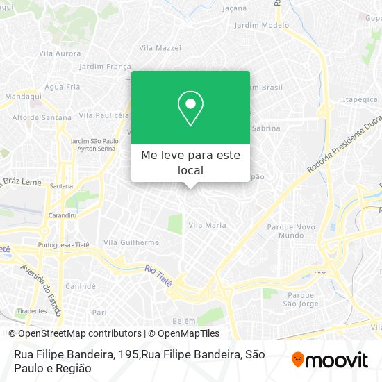 Rua Filipe Bandeira, 195,Rua Filipe Bandeira mapa