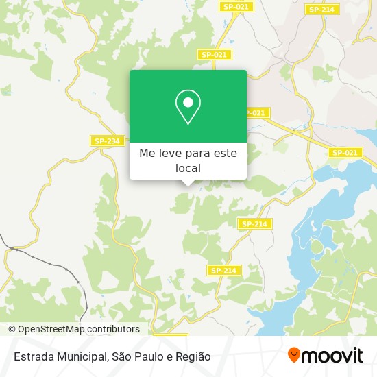 Estrada Municipal mapa
