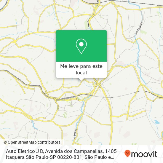 Auto Eletrico J D, Avenida dos Campanellas, 1405 Itaquera São Paulo-SP 08220-831 mapa