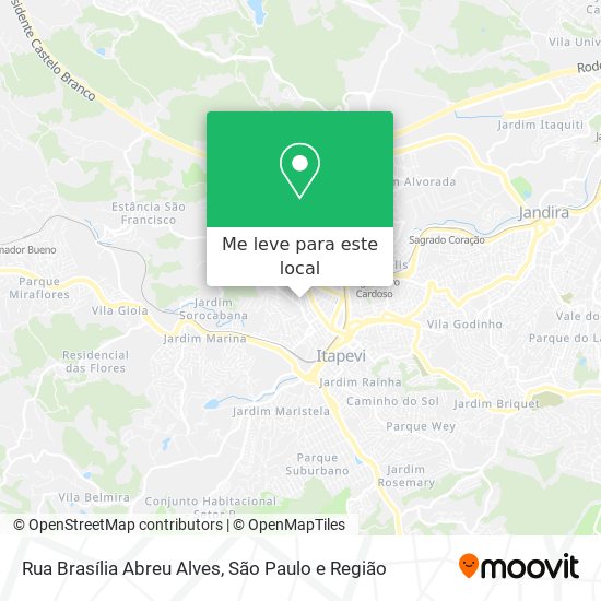 Rua Brasília Abreu Alves mapa
