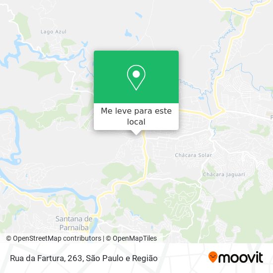 Rua da Fartura, 263 mapa