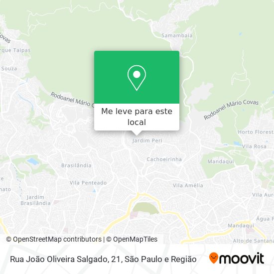Rua João Oliveira Salgado, 21 mapa