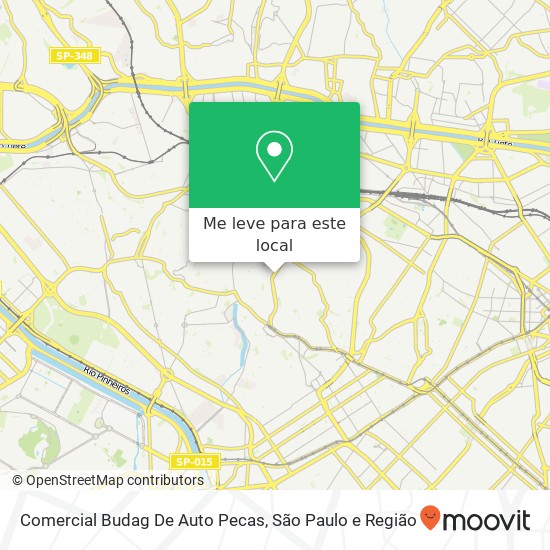 Comercial Budag De Auto Pecas, Avenida Pompéia, 1653 Perdizes São Paulo-SP 05023-000 mapa